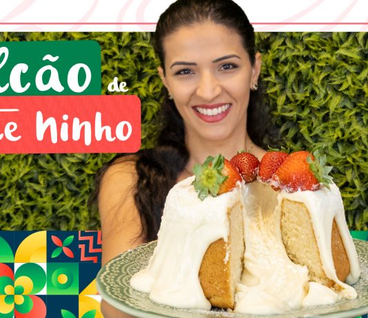 Receita completa; Bolo vulcão de Leite Ninho