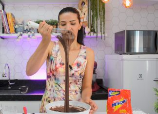 Como fazer Brownie de Nescau Fácil e com a casquinha crocante