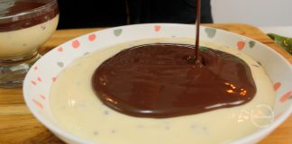 Mousse de Limão com Ganache de Chocolate Mousse de Limão com Ganache de Chocolate