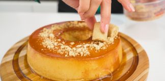 Pudim de Paçoca: Receita rápida e deliciosa em apenas 10 minutinhos 🍮 Pudim de Paçoca Receita rápida e deliciosa em apenas 10 minutinhos