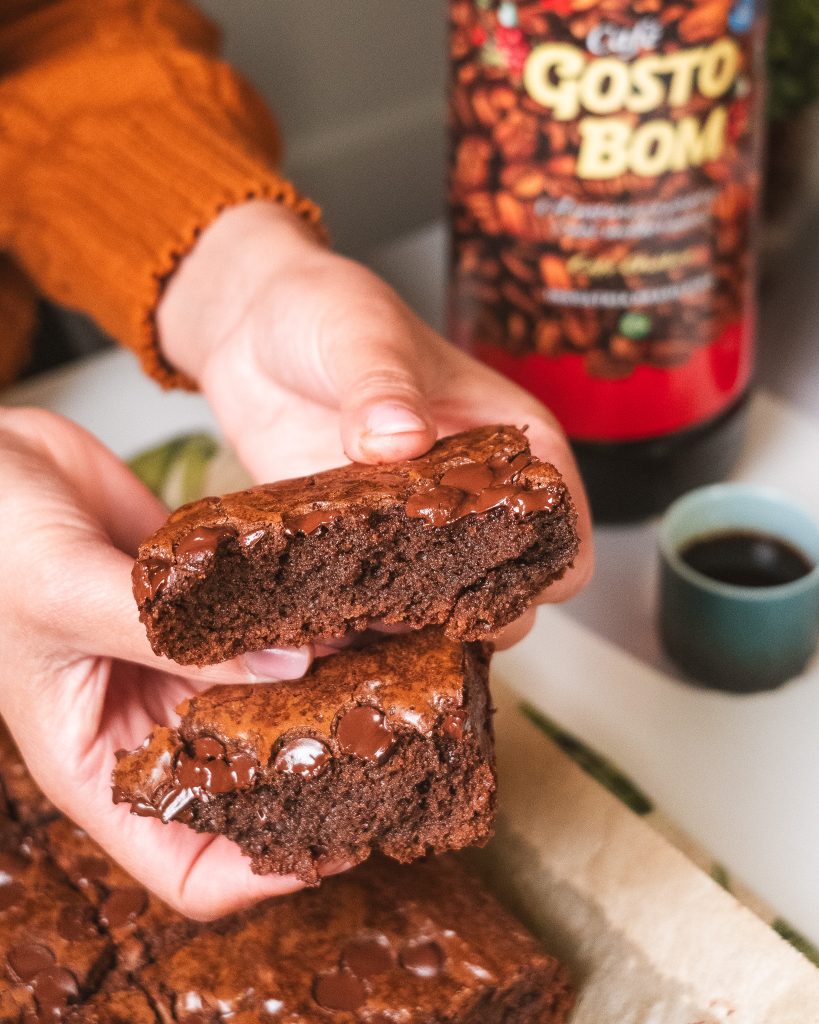 receita de brownie com café