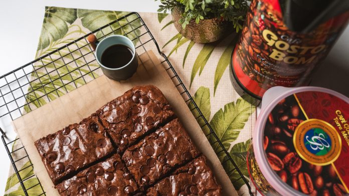 receita de brownie com café