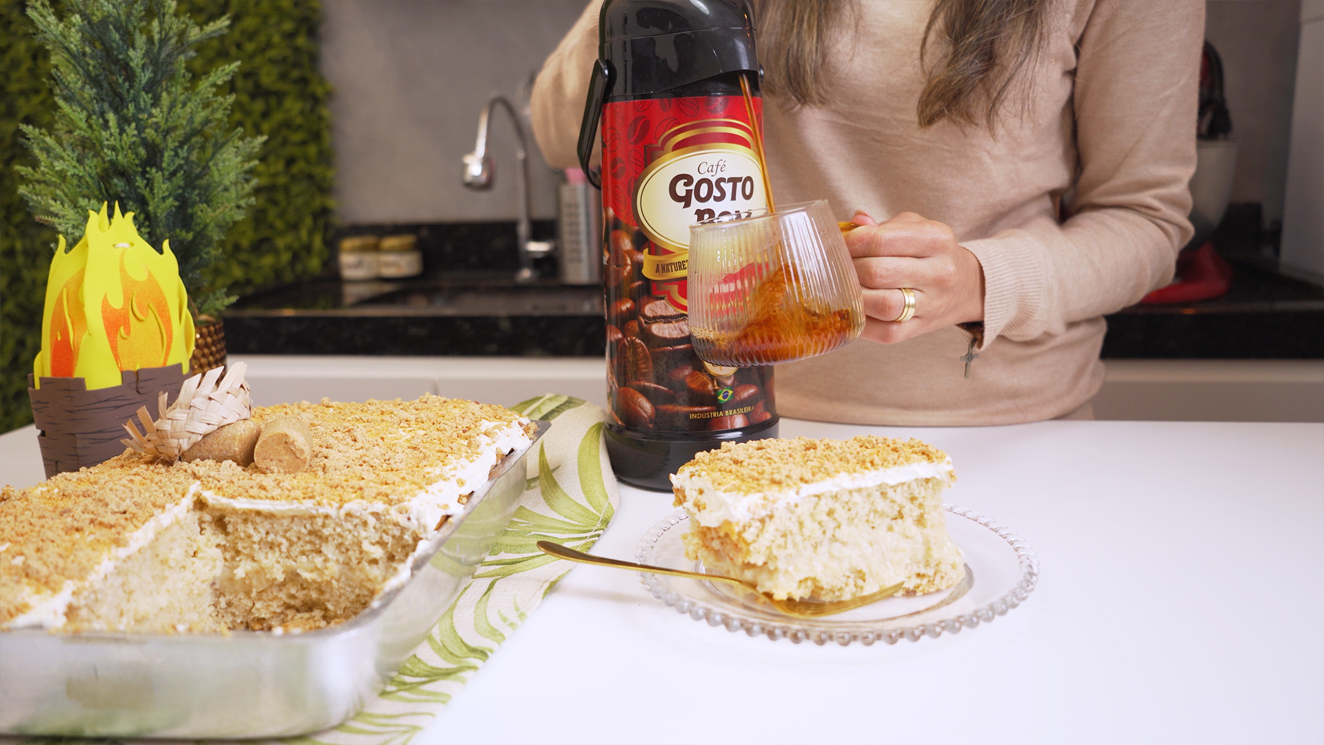 Bolo de Amendoim Gelado Com Paçoquita O Maior Sucesso da Festa